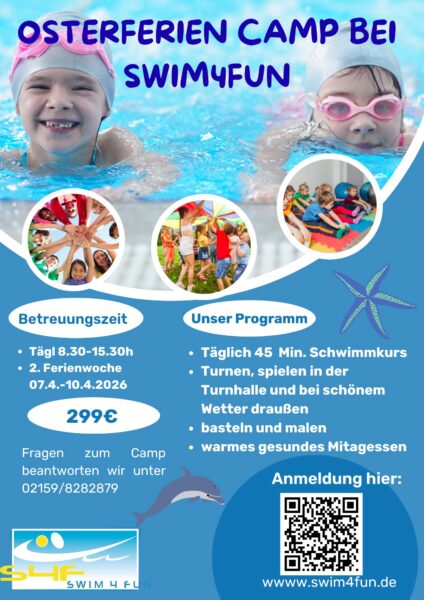 Osterferien Camp bei SWIM4FUN